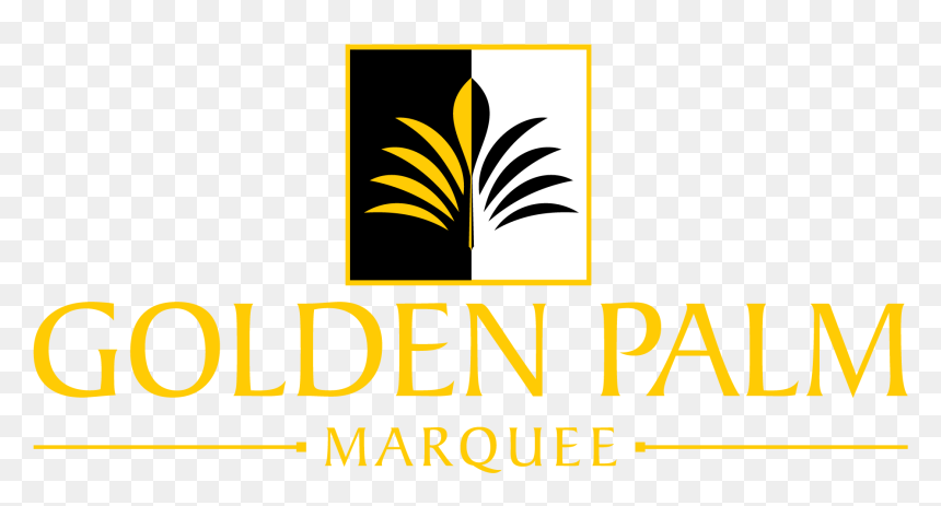 Golden Palm Marquee - Graphic Design, HD Png Download - marquee sign png