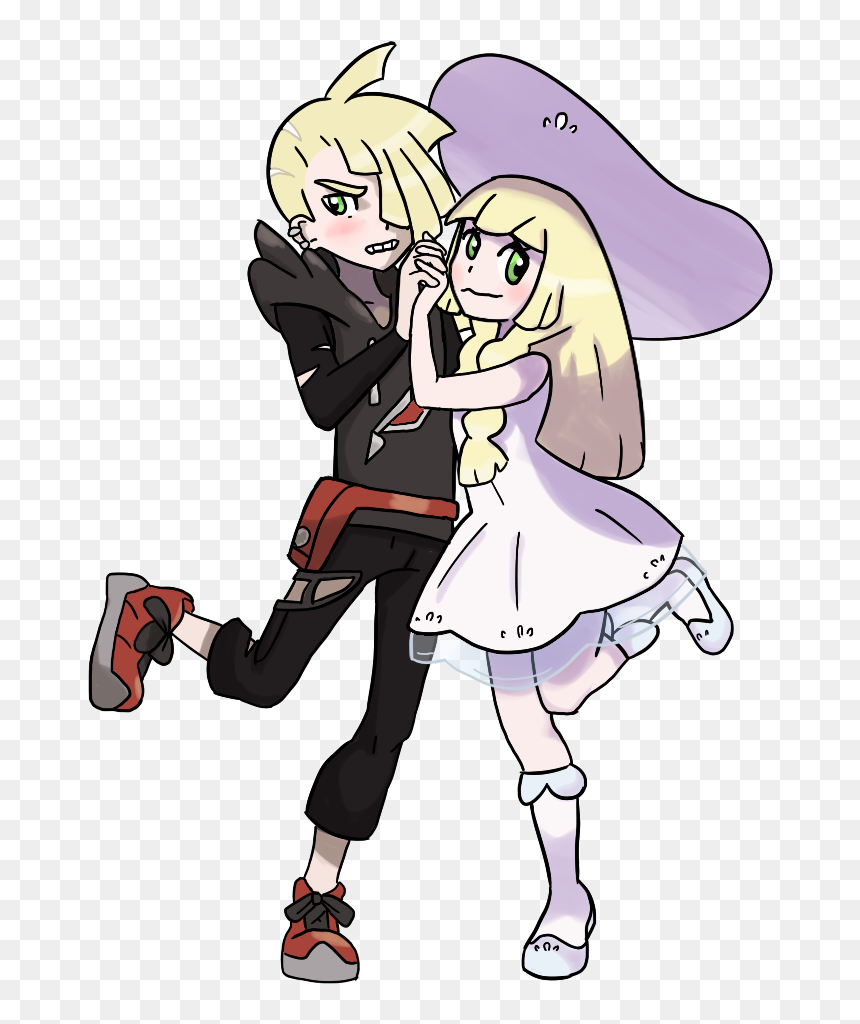 Transparent Gladion Png - Gladion And Little Lillie, Png Download - golbat png
