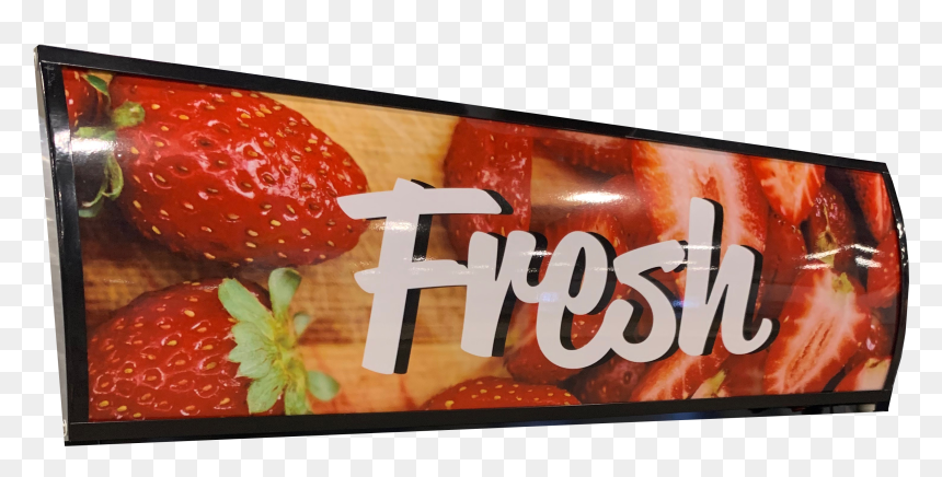 Cooler Marquee Decal - Strawberry, HD Png Download - marquee sign png