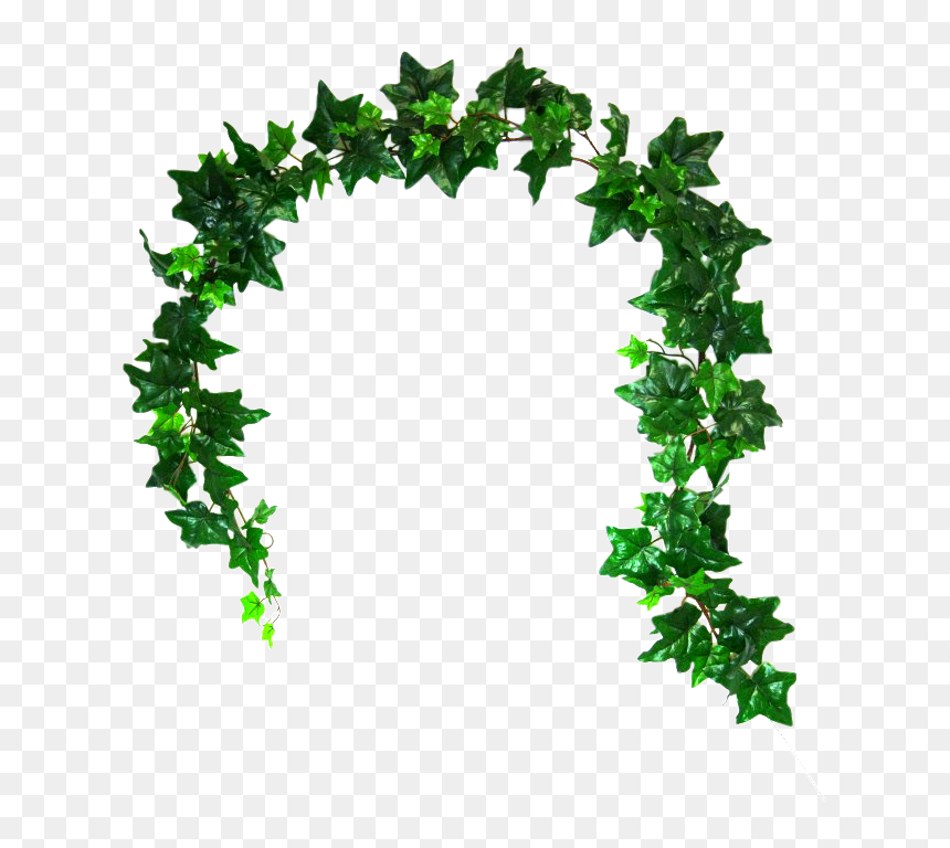 Silk Wedding Bouquets Artificial Flowers - Clip Art Of Flowers On Ivy, HD Png Download - greenery wreath png