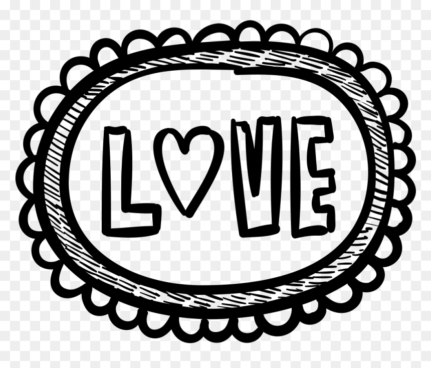 Doormat With The Word Love - Icon, HD Png Download - love word png