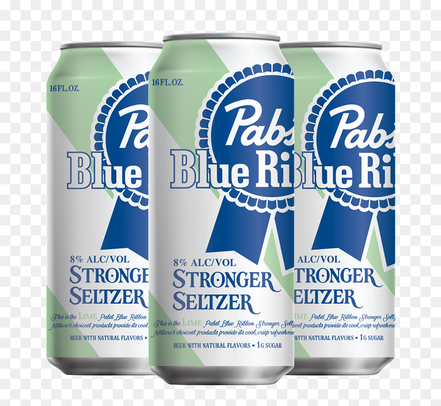 Pabst Blue Ribbon Alcoholic Seltzer With Lime - Pabst Blue Ribbon, HD Png Download - pabst blue ribbon png