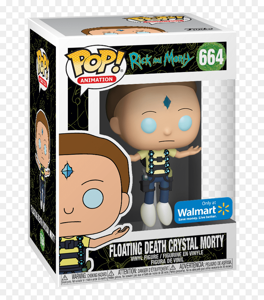 Death Crystal Morty Funko, HD Png Download - morty head png
