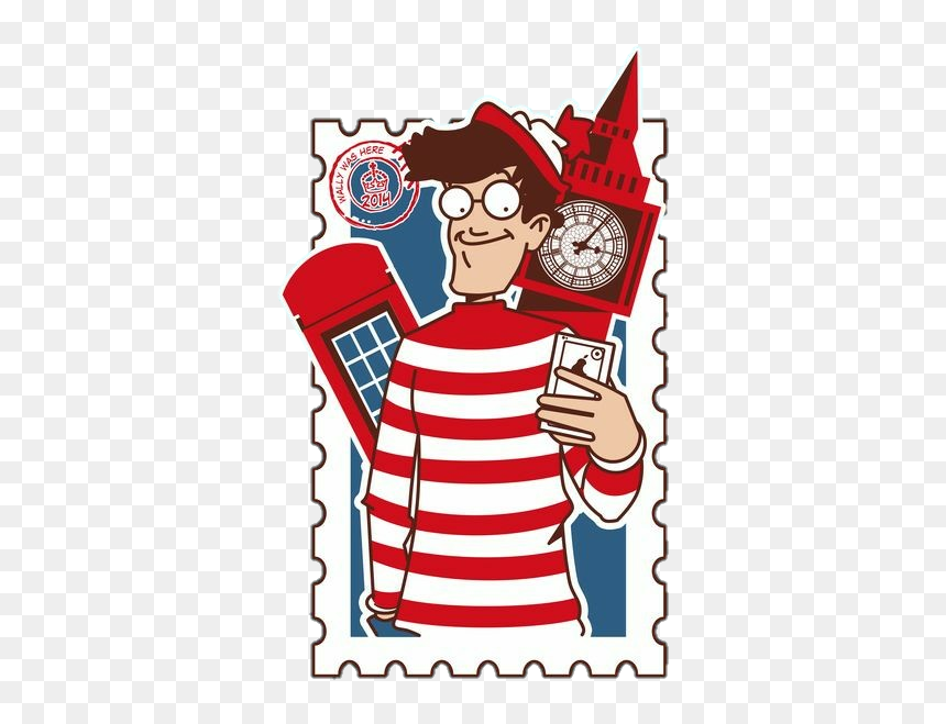 #waldo #whereswaldo #multicolor #travel - Cartoon, HD Png Download - wheres waldo png
