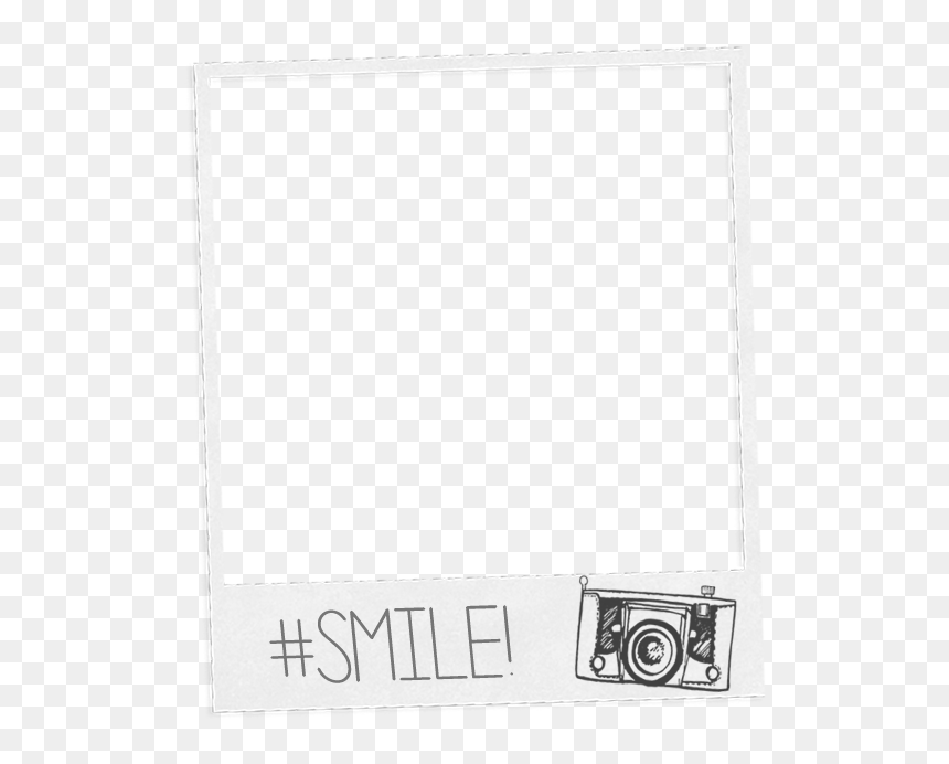 Dessin Cadre Photo Polaroid, HD Png Download - polaroid outline png