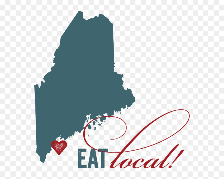 State Of Maine Clipart , Png Download - Maine Map, Transparent Png - maine outline png