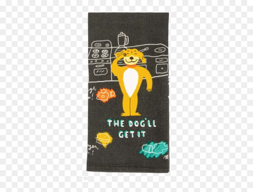 The Dog"ll Get It Dish Towel - Blue Q Dish Towel The Dog Ll Get It, HD Png Download - cool banner png