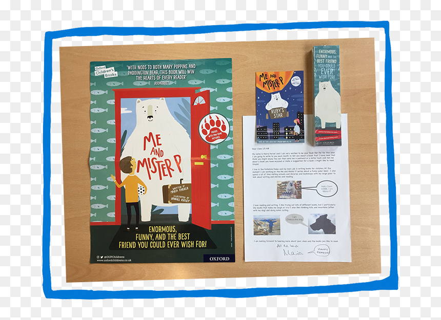 Photo Of Bookpenpals Packages From Maria Farrer Containing - Poster, HD Png Download - bear outline png