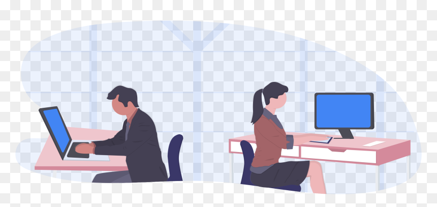 User Interface Design, HD Png Download - person sitting back view png