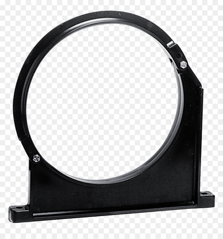 Praher Pipe Clip Type D, Grey - Circle, HD Png Download - glass pipe png