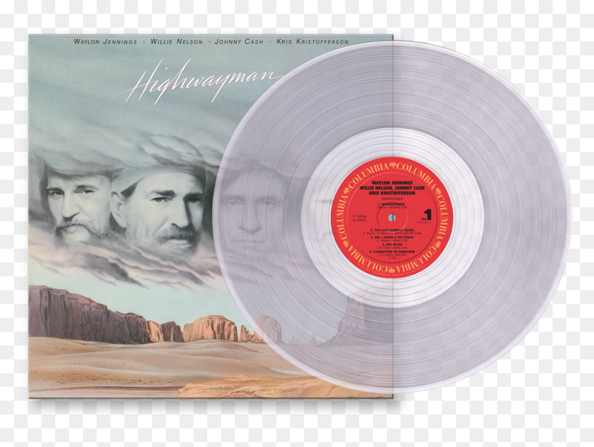 Highwayman Vinyl, HD Png Download - johnny cash png