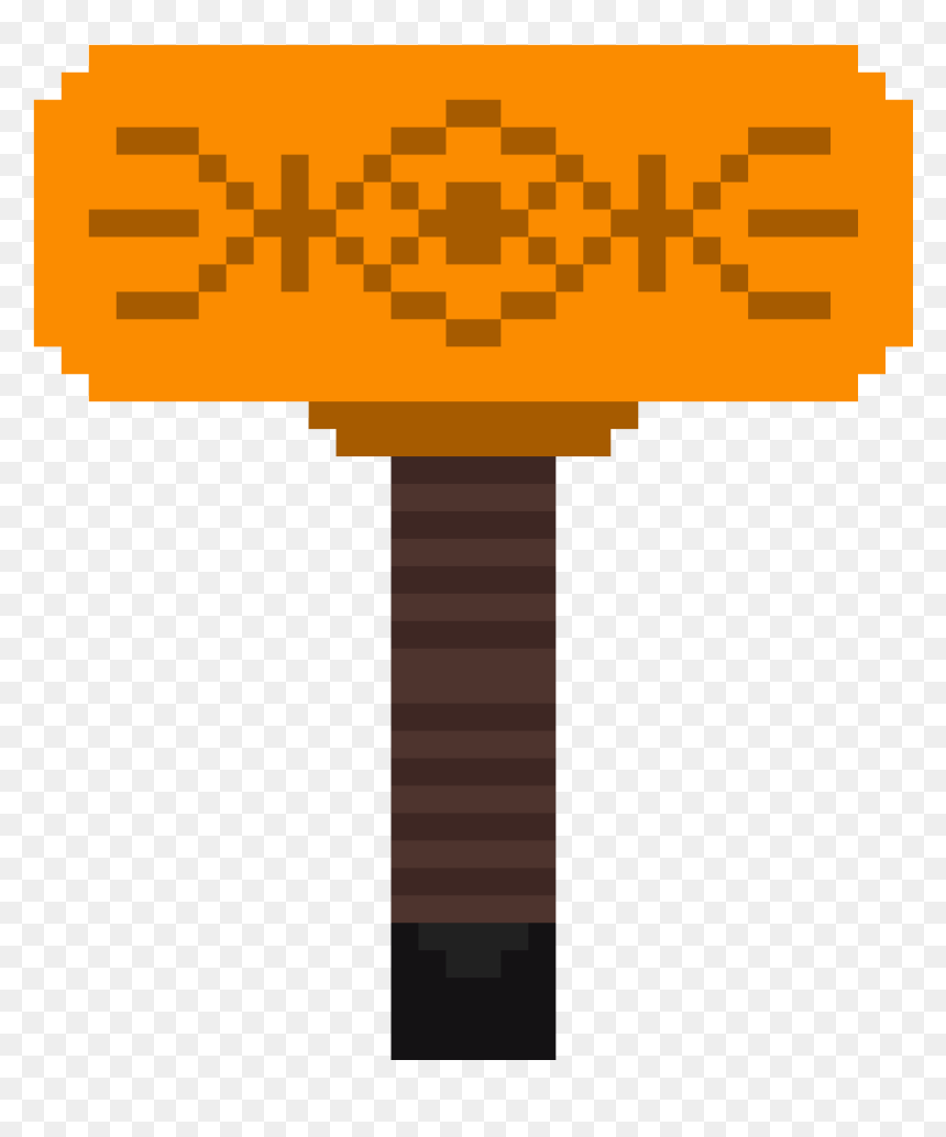 Hammer Clipart , Png Download - Kawaii Cat Face Pixel, Transparent Png - ticket clipart png