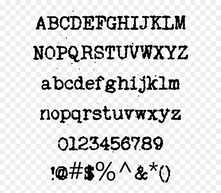 My Old Remington Example - Science In Different Fonts, HD Png Download - remington logo png
