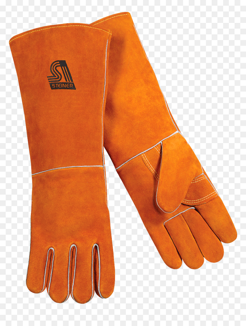 Glove Clipart Welding Glove - Gauntlet Cuff Gloves Mig Welding, HD Png Download - baseball glove clipart png