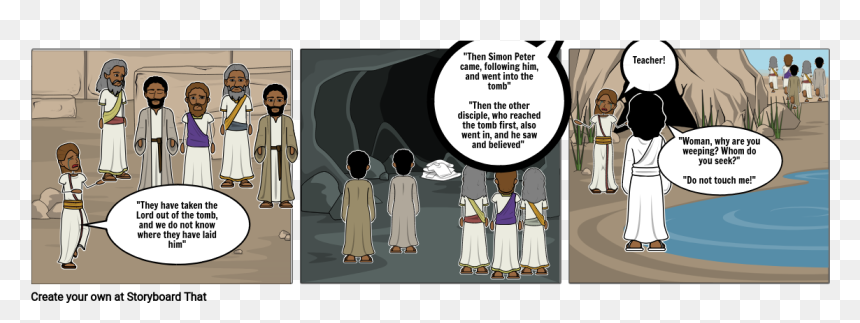Jesus - Cartoon, HD Png Download - tomb png