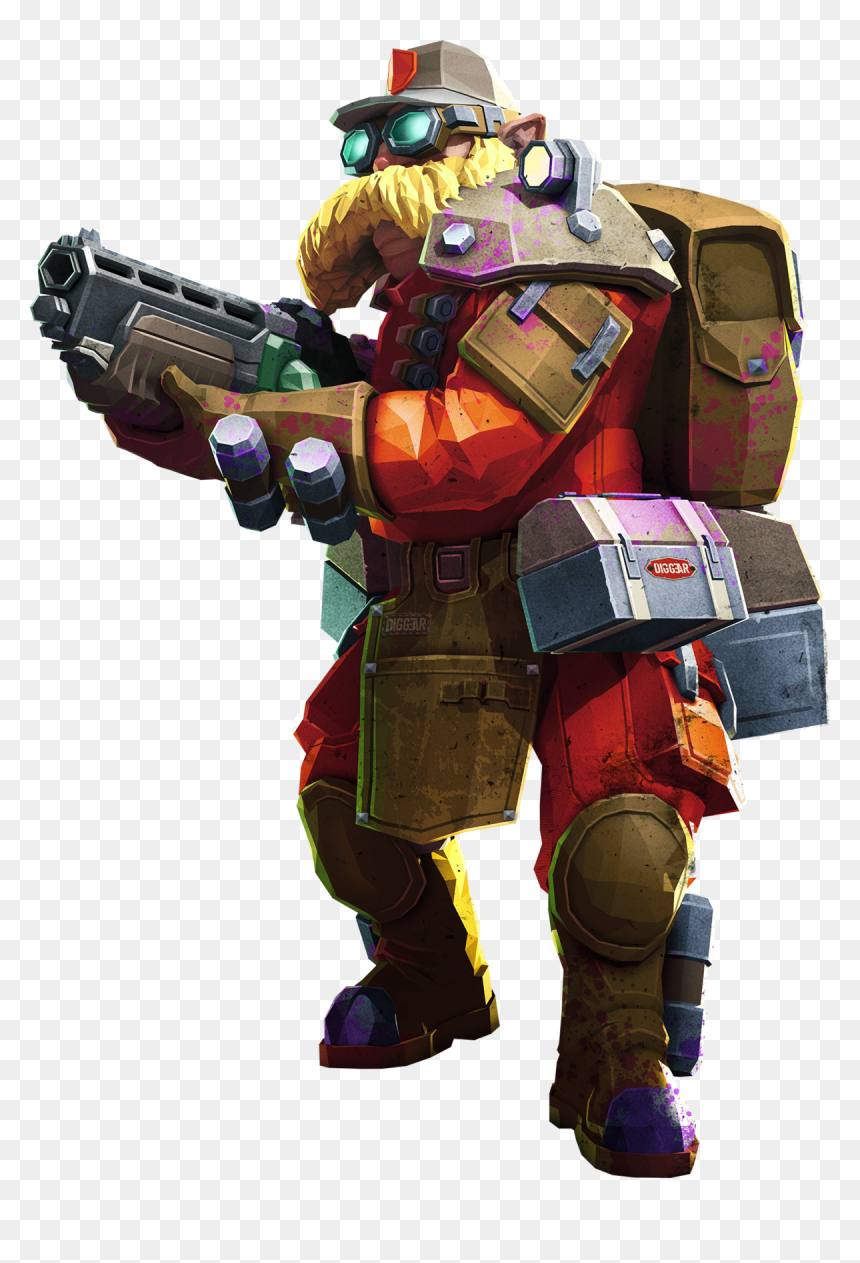 Deep Rock Galactic Dwarves, HD Png Download - portal turret png