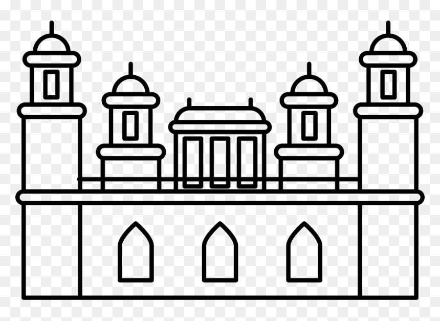Tomb Of I"timad Ud Daulch - ลาย เส้น ทัช มา ฮา ล, HD Png Download - tomb png