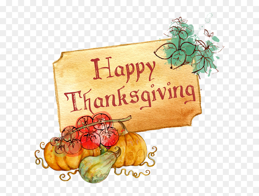 Thanksgiving, Thankful, Card, Decoration, Harvest - Thanksgiving, HD Png Download - thanksgiving clip art png