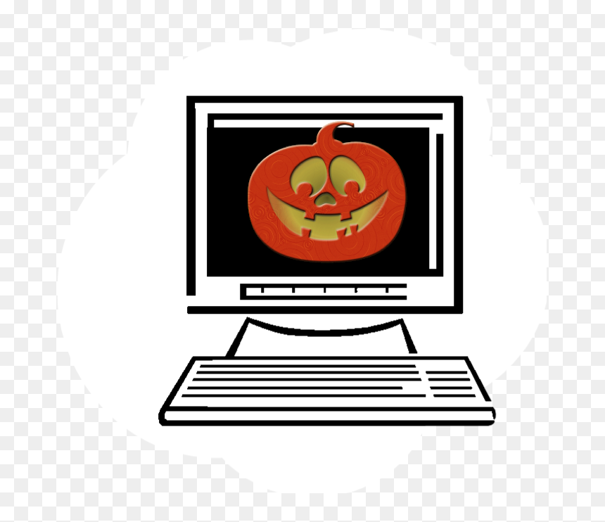 Computer Science Clipart , Png Download - Spooky Computer, Transparent Png - computer programming png