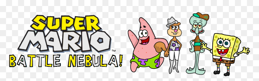 Spongebob Squidward Sandy Patrick - Cartoon, HD Png Download - sandy png