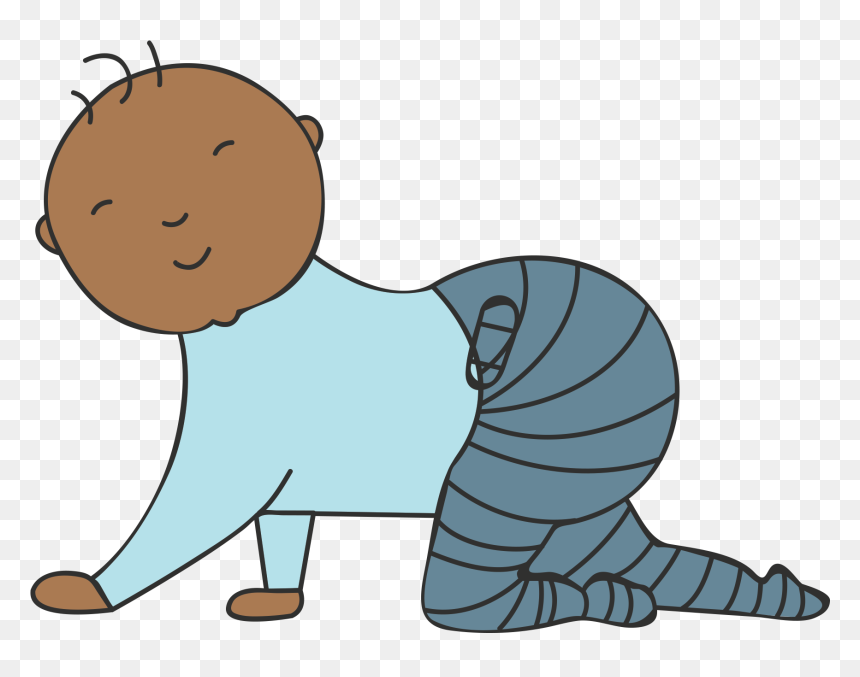 Clip Art, HD Png Download - baby crawling png