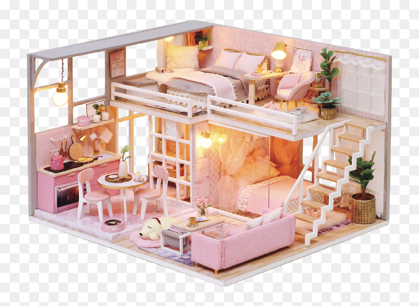 Miniature Dollhouse, HD Png Download - dollhouse png