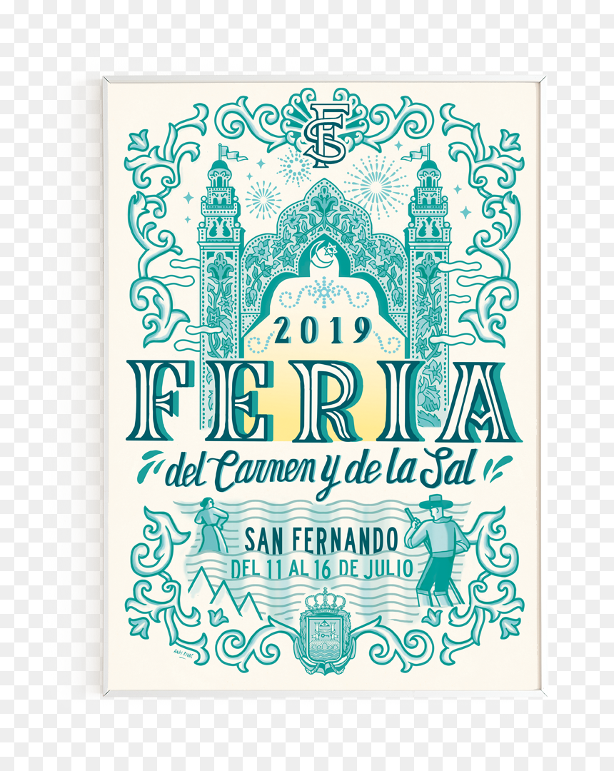 Feria Del Carmen Y De La Sal San Fernando 2019, HD Png Download - virgen del carmen png