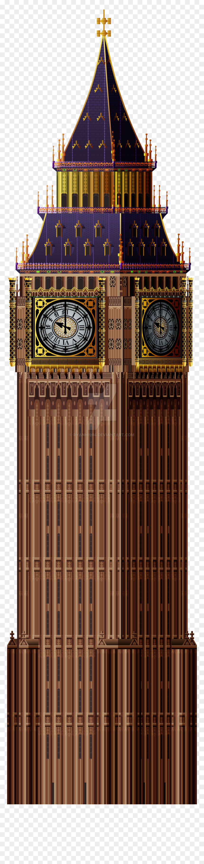 Wall-clock - Transparent Big Ben Png, Png Download - twin tower png