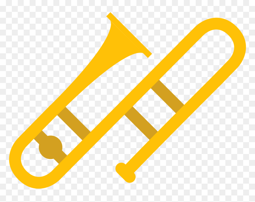 Trombone Graphic No Background, HD Png Download - yard png