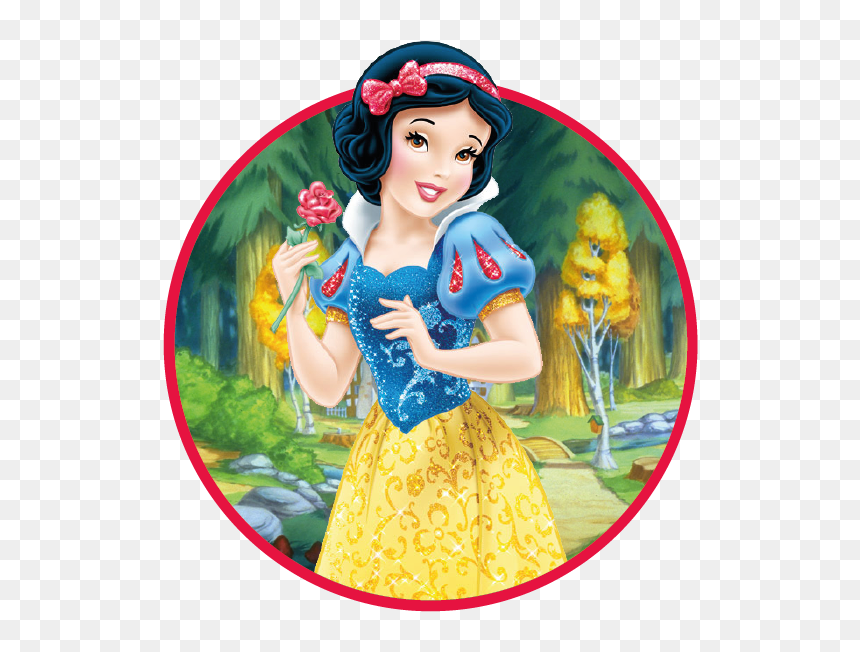 Snow White Holding Rose, HD Png Download - blancanieves png