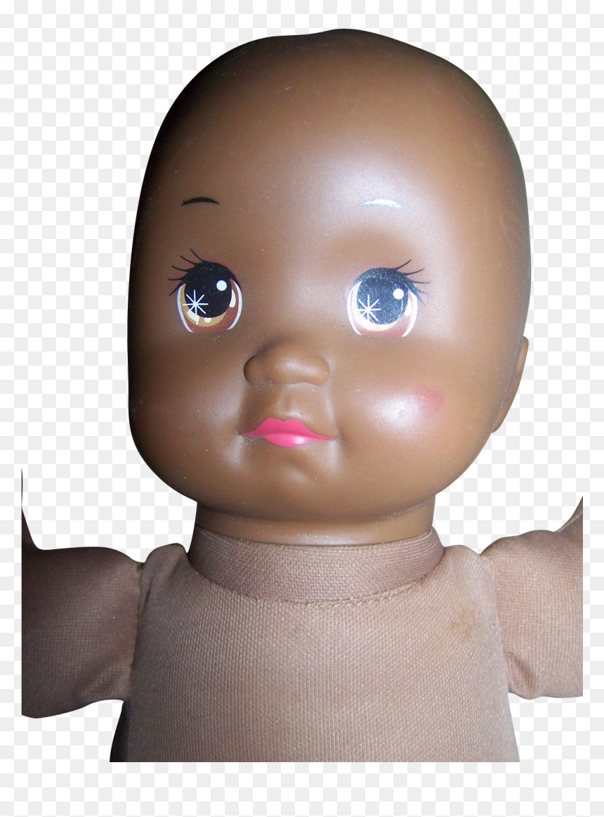 Clip Art Vintage Mattel Black Doll - Doll, HD Png Download - american girl doll png