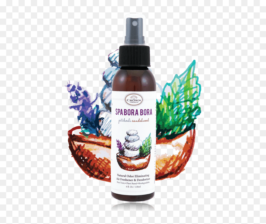Natural Air Freshener Spray Spa Bora Bora - Productos Del Aire De Naturals, HD Png Download - essential oil bottle png