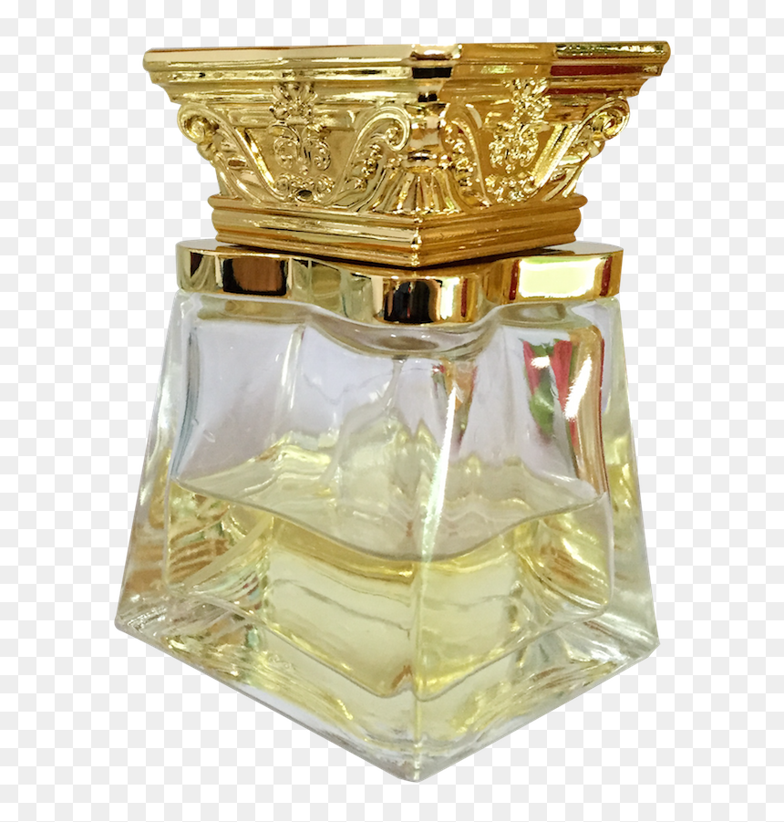 Decorative Royal Arabian Style And Metal Carving Glass - Perfume, HD Png Download - essential oil bottle png