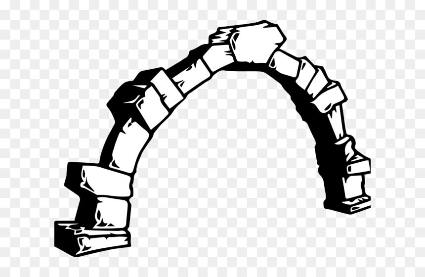 Concrete Clipart Stone Mason - Arco De Piedra Dibujo Png, Transparent Png - piedra png