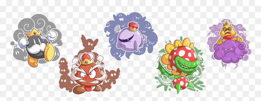Big Bad Bosses - Petey Piranha King Boo, HD Png Download - piranha png