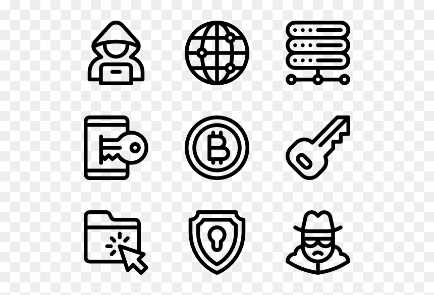 Contact Icons, HD Png Download - hacker icon png