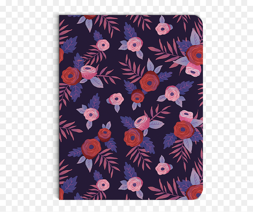 Midnight Flora Dot Grid Notebook - Hawaiian Hibiscus, HD Png Download - dot grid png