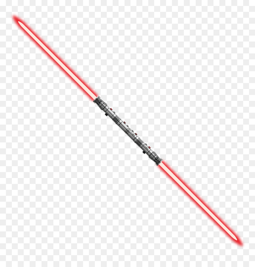 Transparent Background Darth Maul Lightsaber Png, Png Download - lightsaber.png