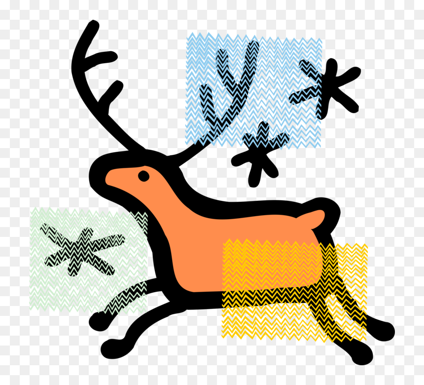 Clip Art, HD Png Download - santa and reindeer silhouette png