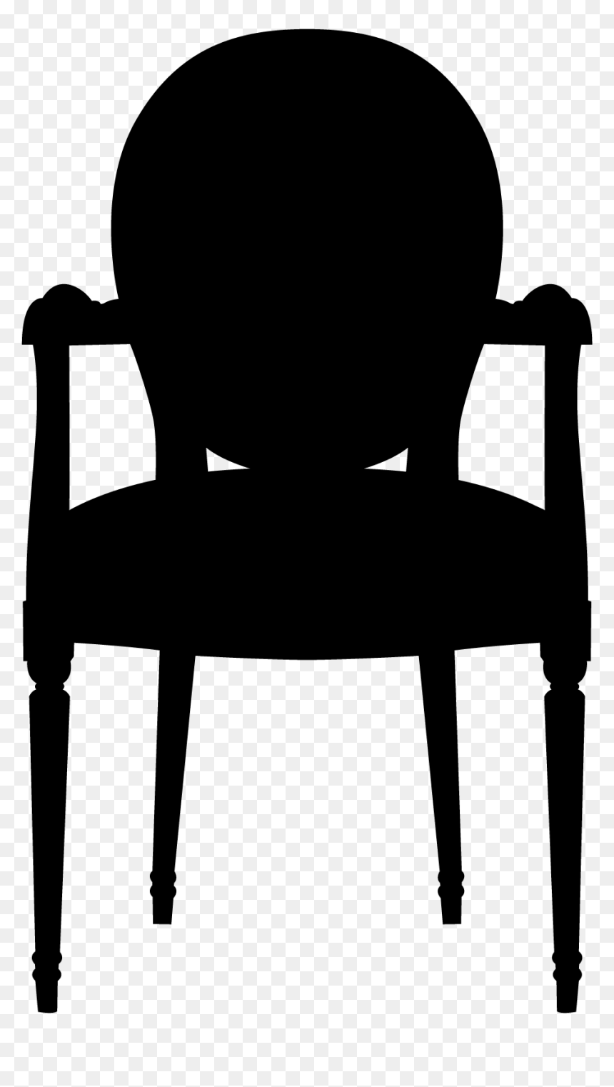 Chair, HD Png Download - table silhouette png