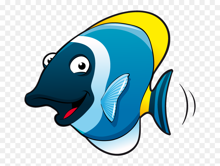 Cartoon Drawing Sea Fish Transprent Png Free - Cartoon Sea Creatures Clipart, Transparent Png - creatures png
