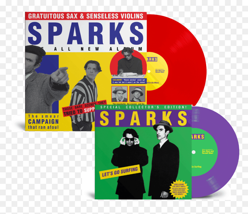 Past Tense The Best Of Sparks Vinyl, HD Png Download - red sparks png