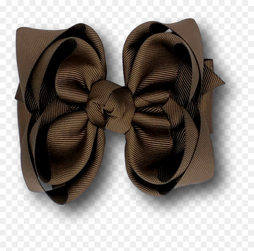 Slipper, HD Png Download - brown ribbon png