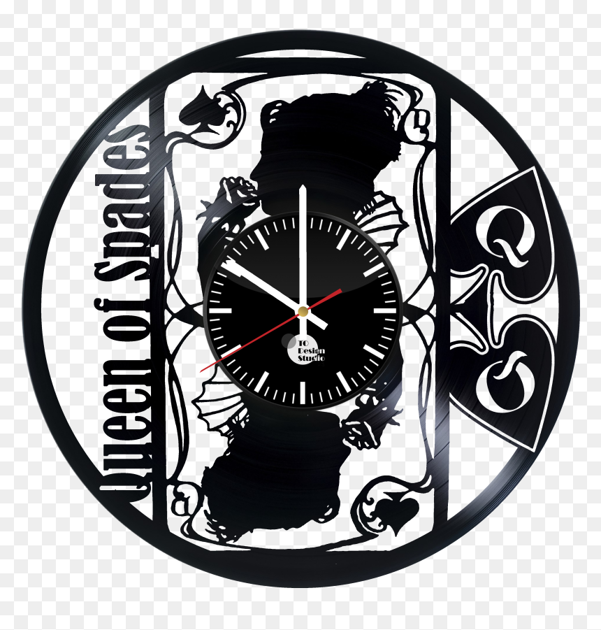 Queen Of Spades The Dark Rite Handmade Vinyl Record - Cuckoo Clock, HD Png Download - queen of spades png