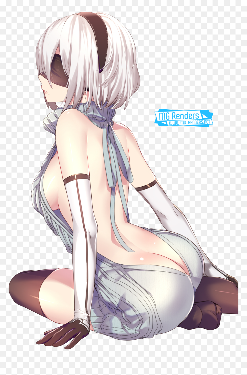2b Sexy Anime, HD Png Download - nier automata 2b png