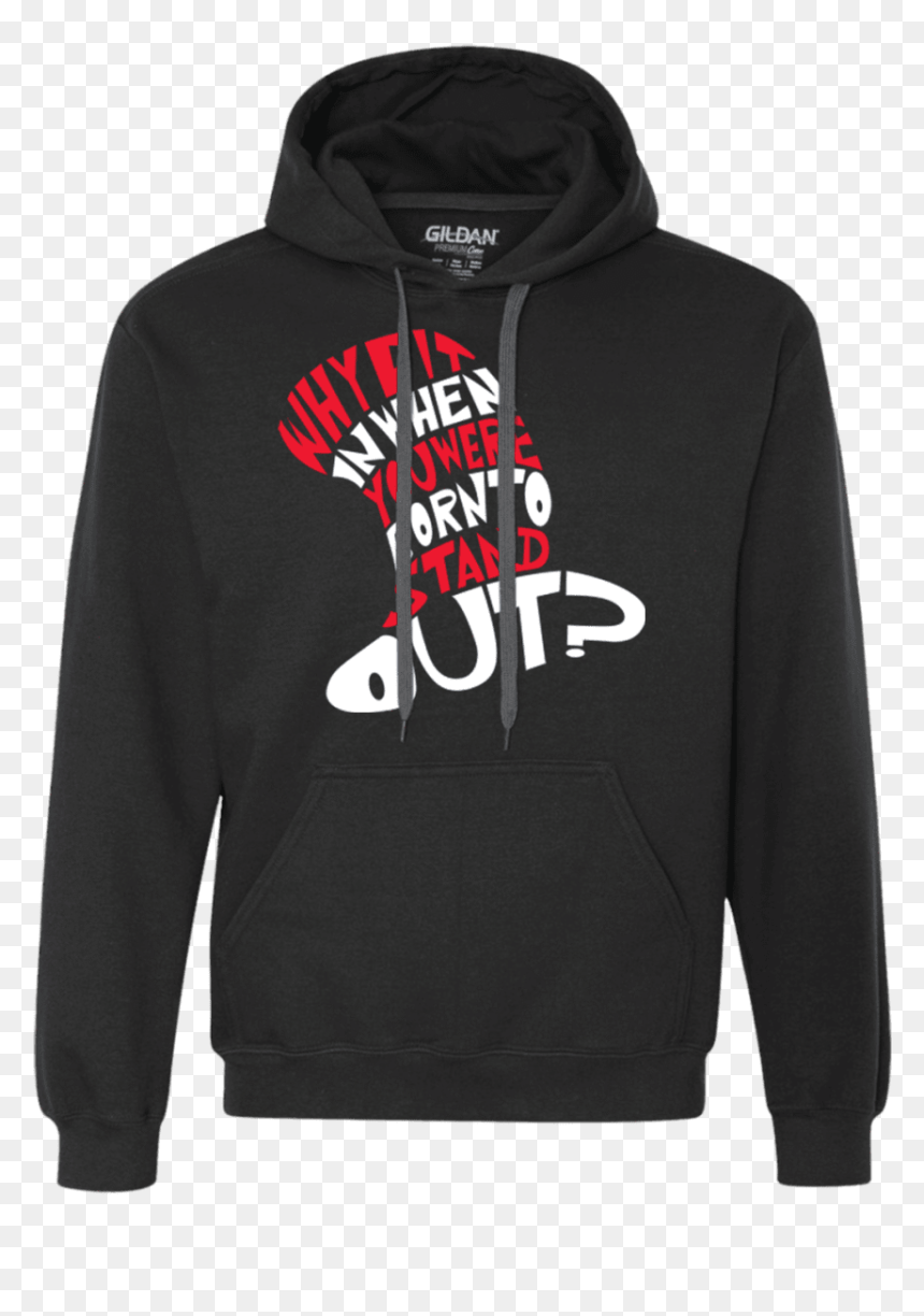 Cat In The Hat Png -cat In The Hat Premium Fleece Hoodie - Hoodie, Transparent Png - premium png