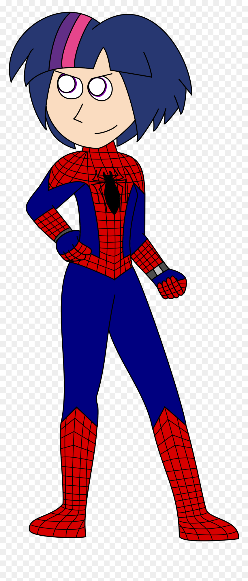 Spider Girl Cliparts - Spider Girl Twilight Sparkle, HD Png Download - spiderman cartoon png
