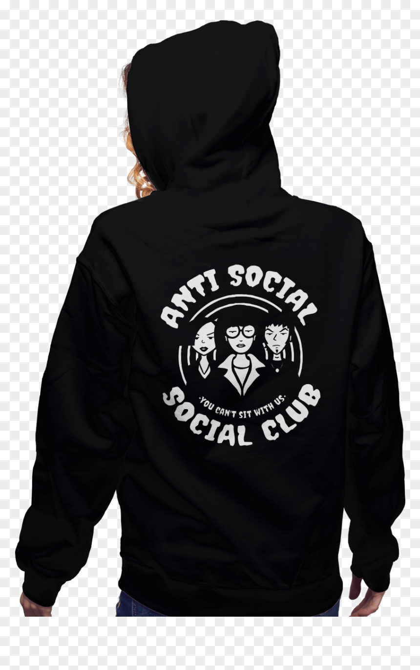 Hoodie, HD Png Download - anti social social club png