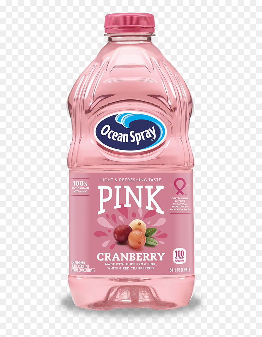 Ocean Spray Pink Cranberry Juice, HD Png Download - ocean spray png