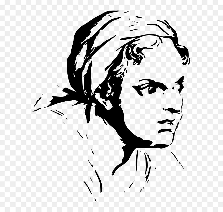 Angry Woman Art Png , Png Download - Clipart Portrety Ołówkiem, Transparent Png - angry girl png